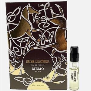 Memo Paris Irish Leather Eau De Parfum Carded Spray Sample 1.5 ml / 0.05 fl oz